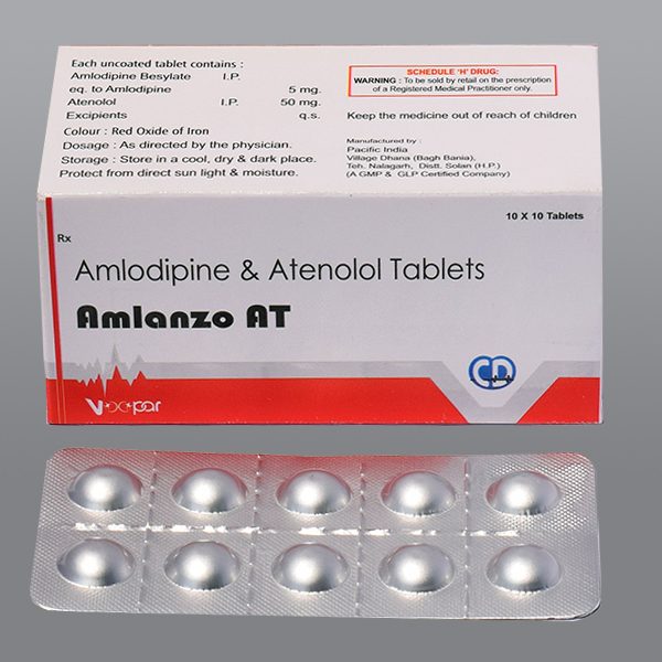 voopar sciences, amlanzo at, amlodipine & atenolol tablets