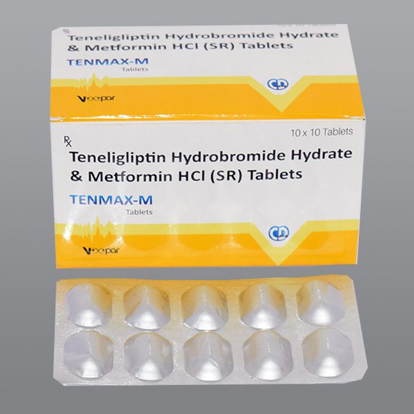 voopar sciences,tenmax m, teneligliptin hydrobromide hydrate & metformin tablets