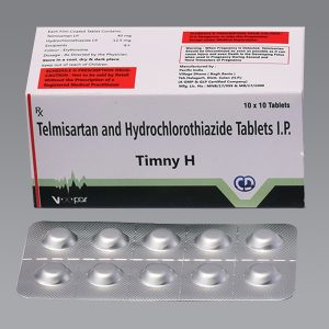 voopar sciences,timny h, telmisartan & hydrochlorothiazide tablets CARDIO DIABETIC RANGE