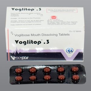 voopar sciences,voglitop .3,voglibose